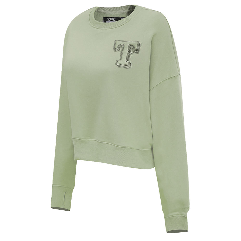 MLB TEXAS RANGERS NEUTRAL WOMEN'S CREWNECK (MOSS)