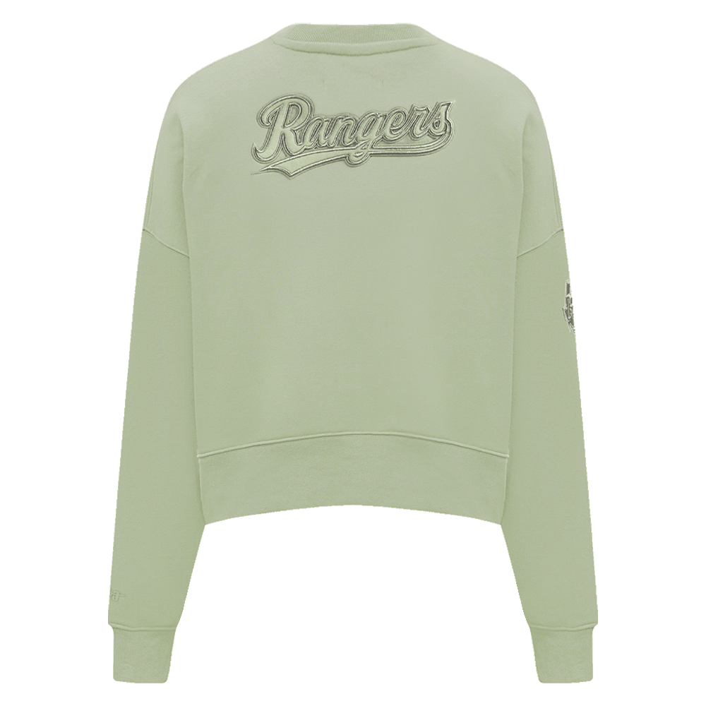 MLB TEXAS RANGERS NEUTRAL WOMEN'S CREWNECK (MOSS)