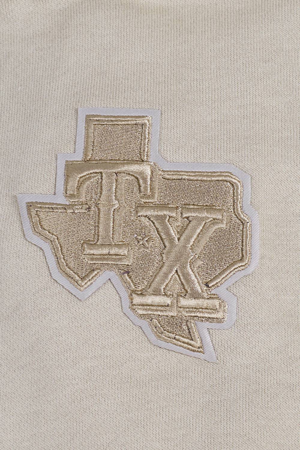 MLB TEXAS RANGERS NEUTRAL WOMEN'S CREWNECK (TAUPE)