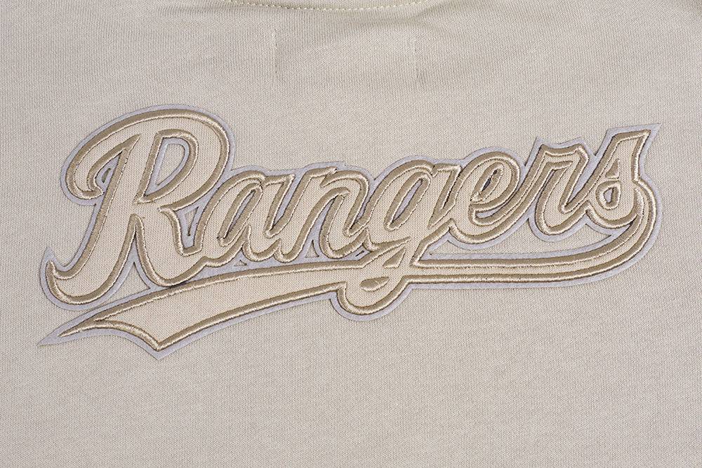 MLB TEXAS RANGERS NEUTRAL WOMEN'S CREWNECK (TAUPE)