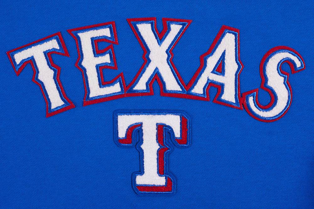 MLB TEXAS RANGERS CLASSIC WOMEN'S CREWNECK (ROYAL BLUE)