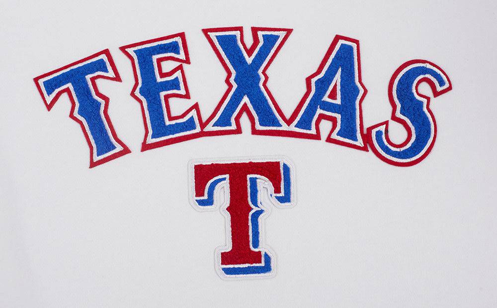 MLB TEXAS RANGERS CLASSIC WOMEN'S CREWNECK (WHITE)