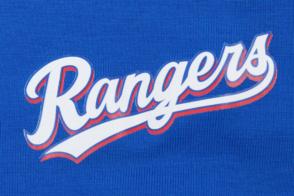 MLB TEXAS RANGERS CLASSIC WOMEN'S FLEECE SHORT (ROYAL BLUE)