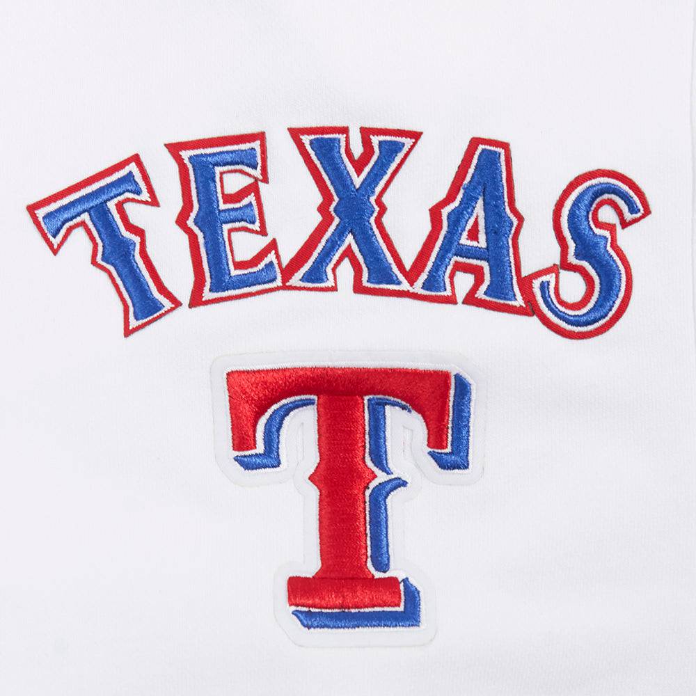 MLB TEXAS RANGERS CLASSIC WOMEN'S FLEECE SHORT (WHITE)