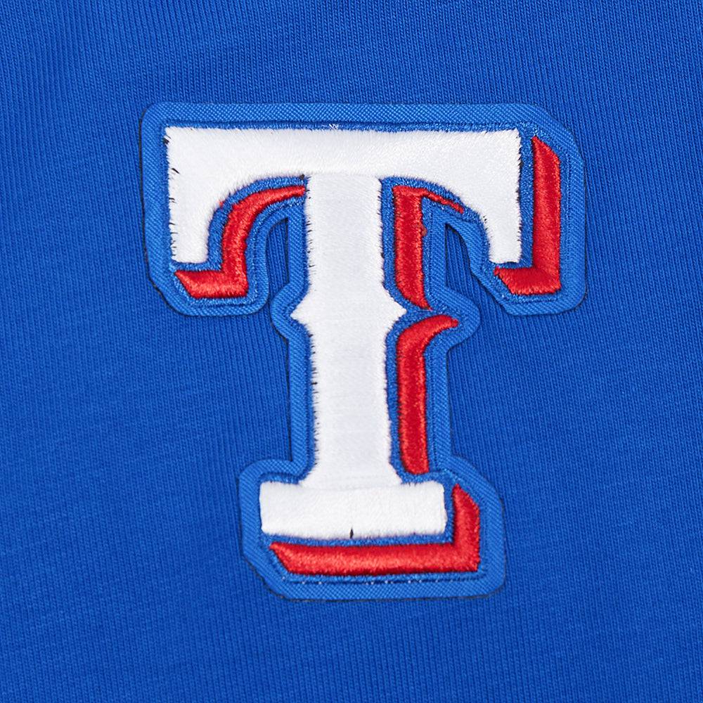 MLB TEXAS RANGERS CLASSIC WOMEN'S COTTON BIKE SHORT (ROYAL BLUE)
