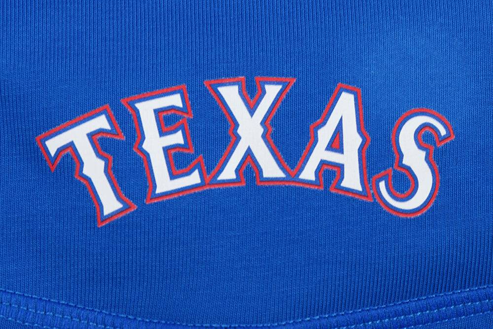MLB TEXAS RANGERS CLASSIC WOMEN'S COTTON BIKE SHORT (ROYAL BLUE)