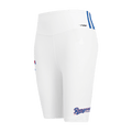 MLB TEXAS RANGERS CLASSIC WOMEN'S COTTON BIKE SHORT (WHITE)