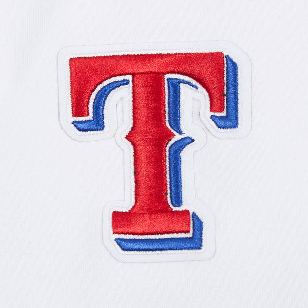 MLB TEXAS RANGERS CLASSIC WOMEN'S COTTON BIKE SHORT (WHITE)