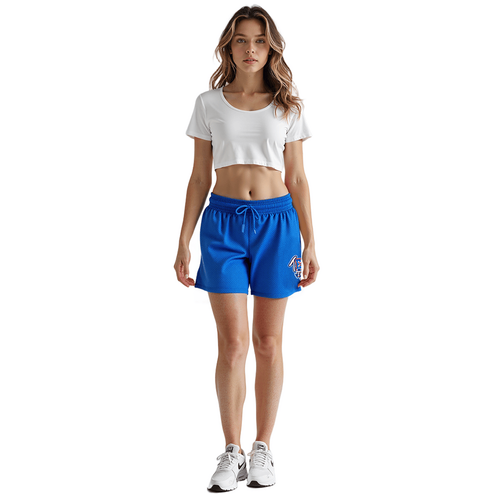 MLB TEXAS RANGERS CITY RANSOM WOMEN'S MESH BASKETBALL SHORT (ROYAL BLUE)