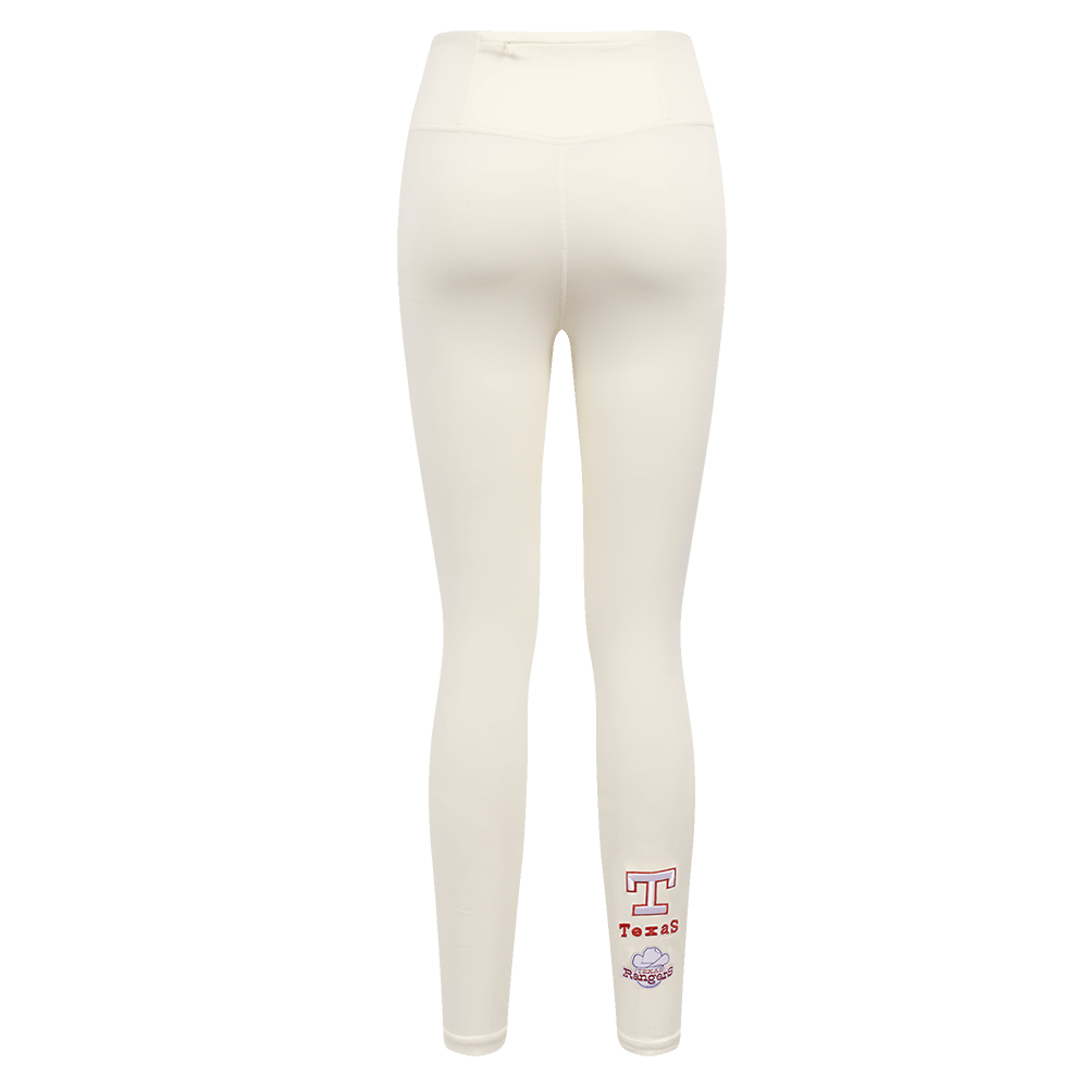 MLB TEXAS RANGERS RETRO CLASSIC WOMEN'S JERSEY LEGGING (EGGSHELL)