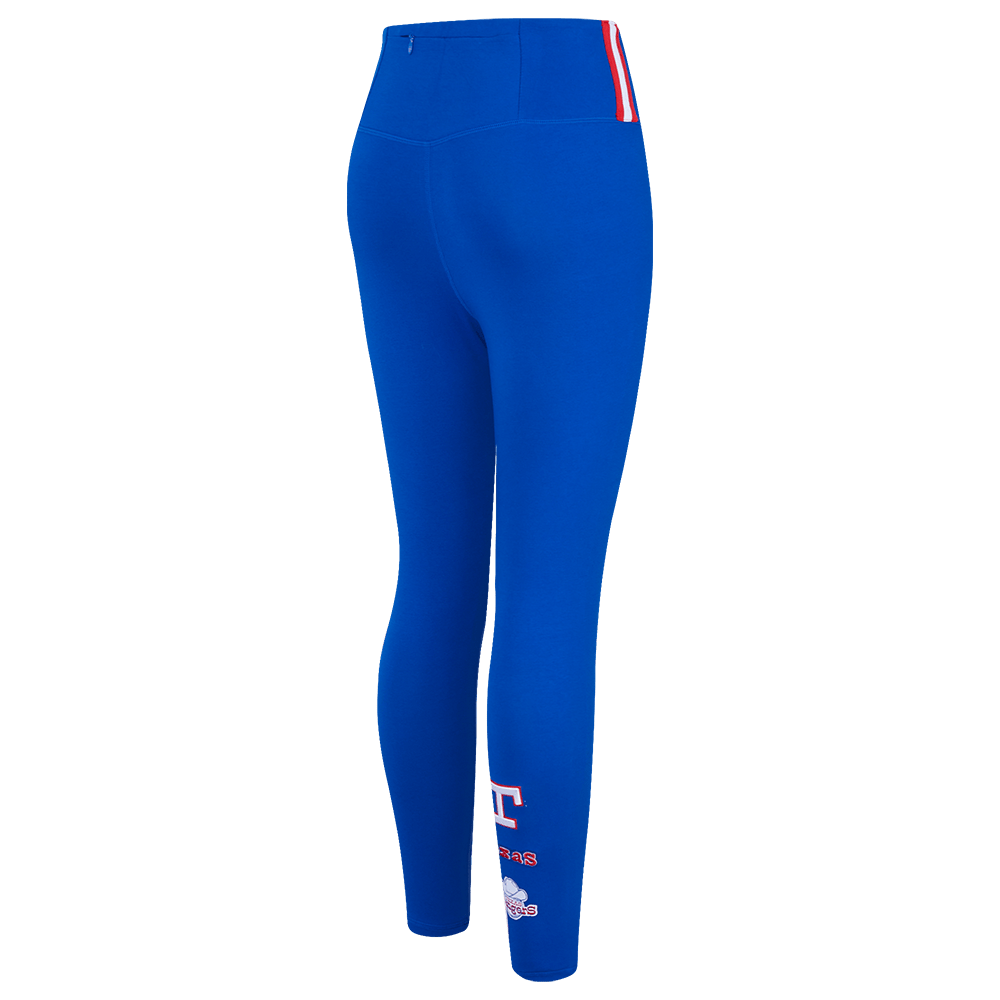 LEGGING DE JERSEY RETRO CLÁSICO DE MUJER MLB TEXAS RANGERS (AZUL REAL)