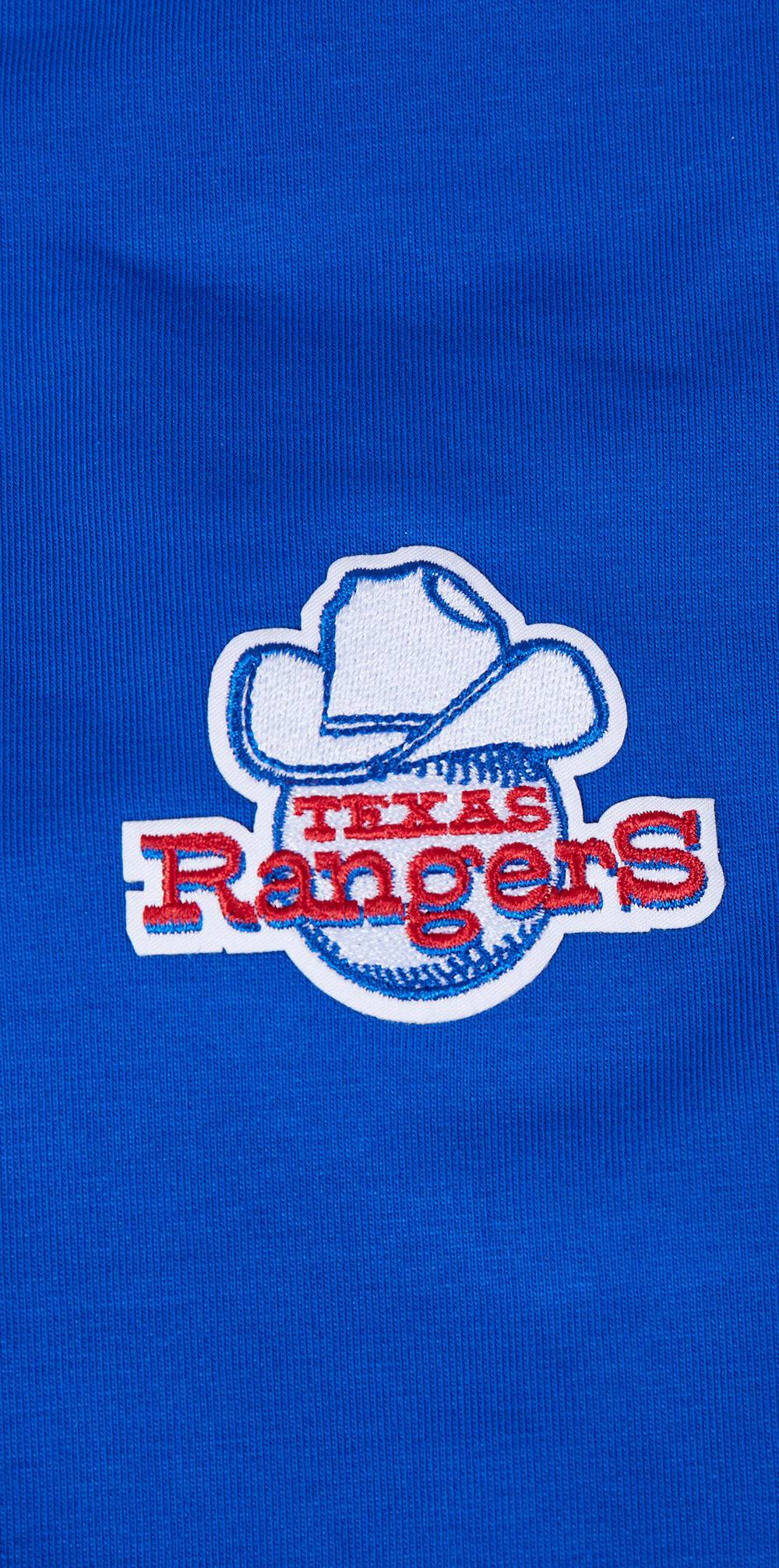 LEGGING DE JERSEY RETRO CLÁSICO DE MUJER MLB TEXAS RANGERS (AZUL REAL)