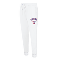 MLB TEXAS RANGERS CLASSIC WOMEN'S FLEECE SWEATPANT (WHITE)