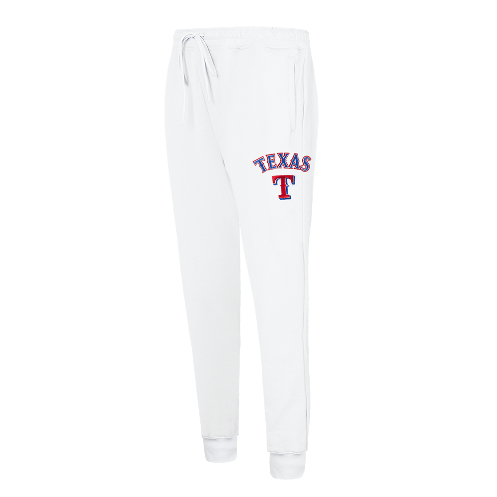 MLB TEXAS RANGERS CLASSIC WOMEN'S FLEECE SWEATPANT (WHITE)