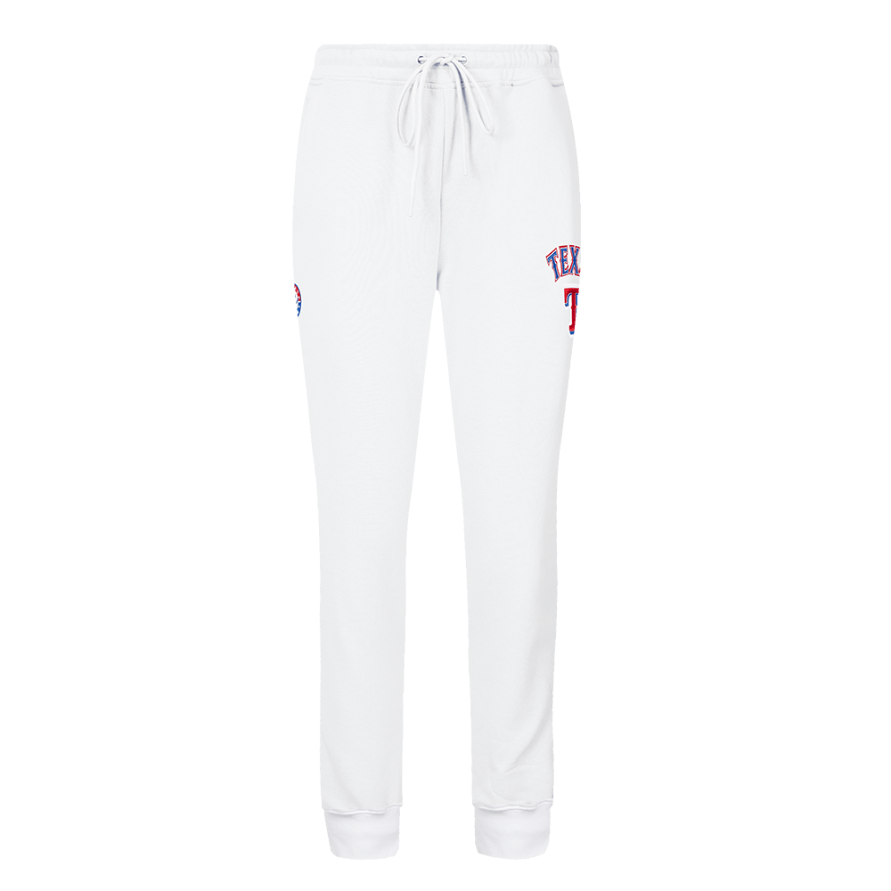 MLB TEXAS RANGERS CLASSIC WOMEN'S FLEECE SWEATPANT (WHITE)