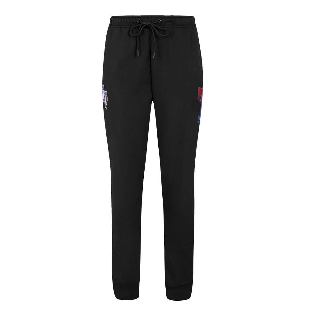 MLB TEXAS RANGERS JEWELS WOMEN'S FLEECE SWEATPANT (BLACK)